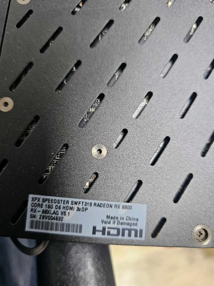 RX6800 swift. 보증o 이미지