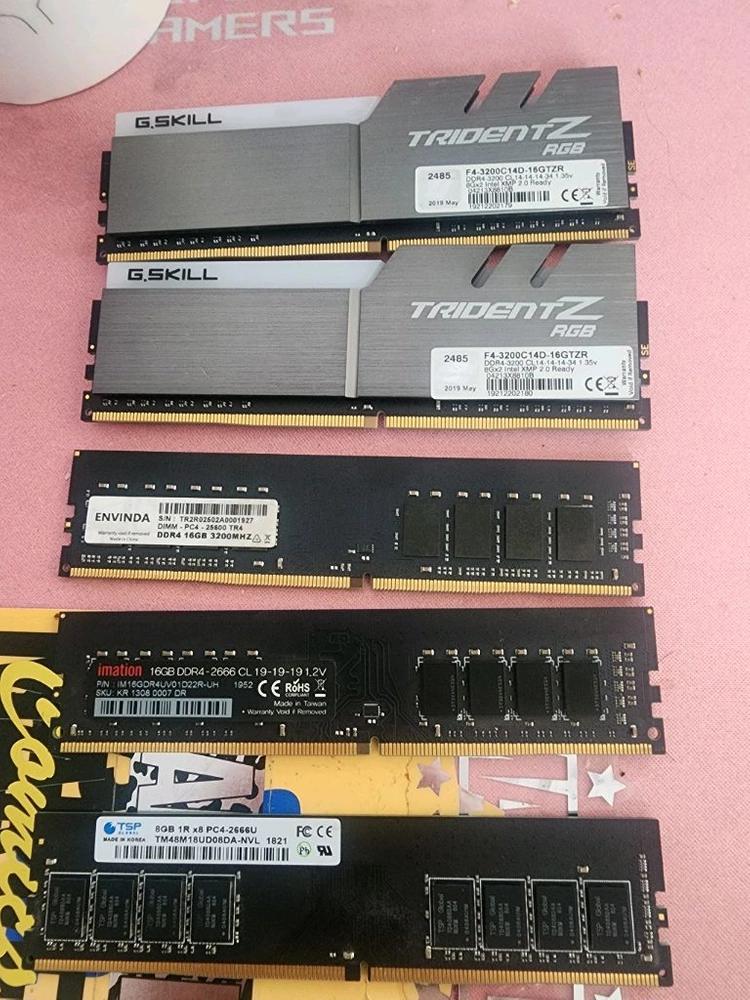 컴퓨터 ddr4 램 16기가 메모리 이미지