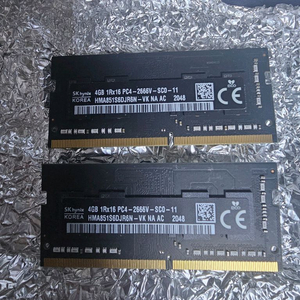 SK하이닉스 DDR4 4GB 2666V 노트북 램 2개 이미지