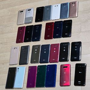 LG G6, G7, G8, V30, V40, V50, 벨벳 목업 모형폰 이미지