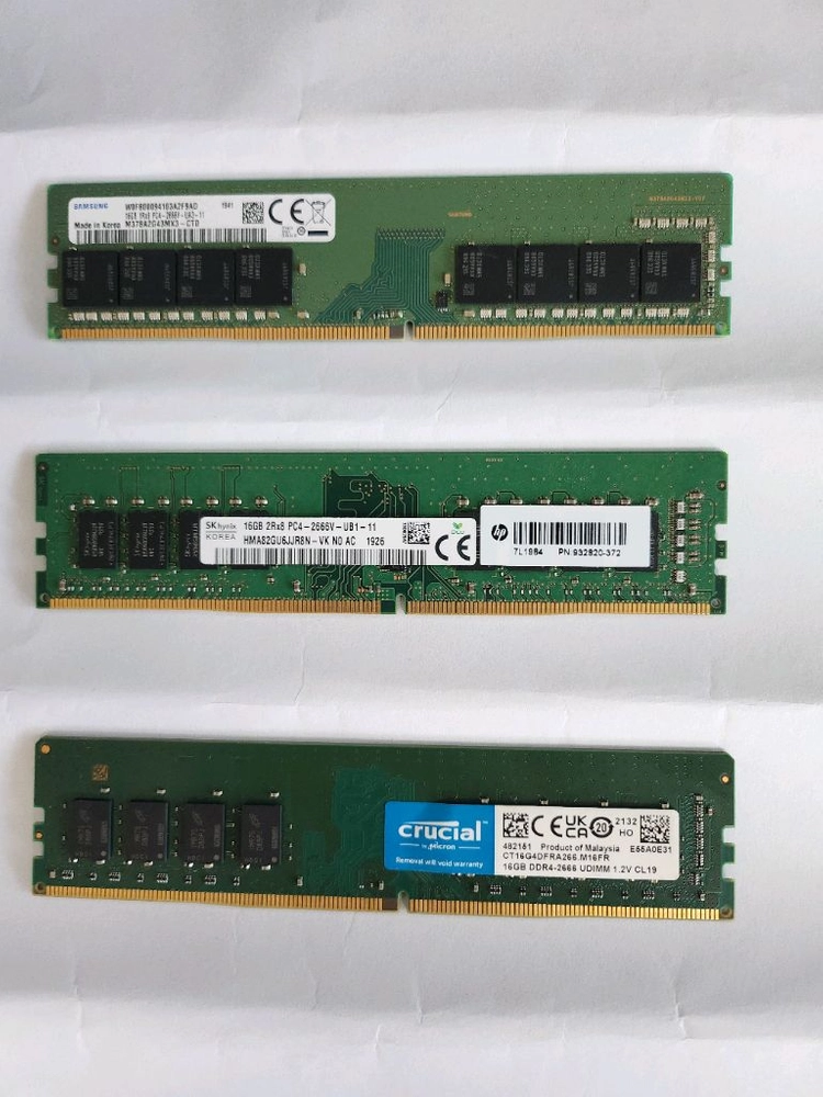 DDR4 16기가램(2666MHz) 이미지