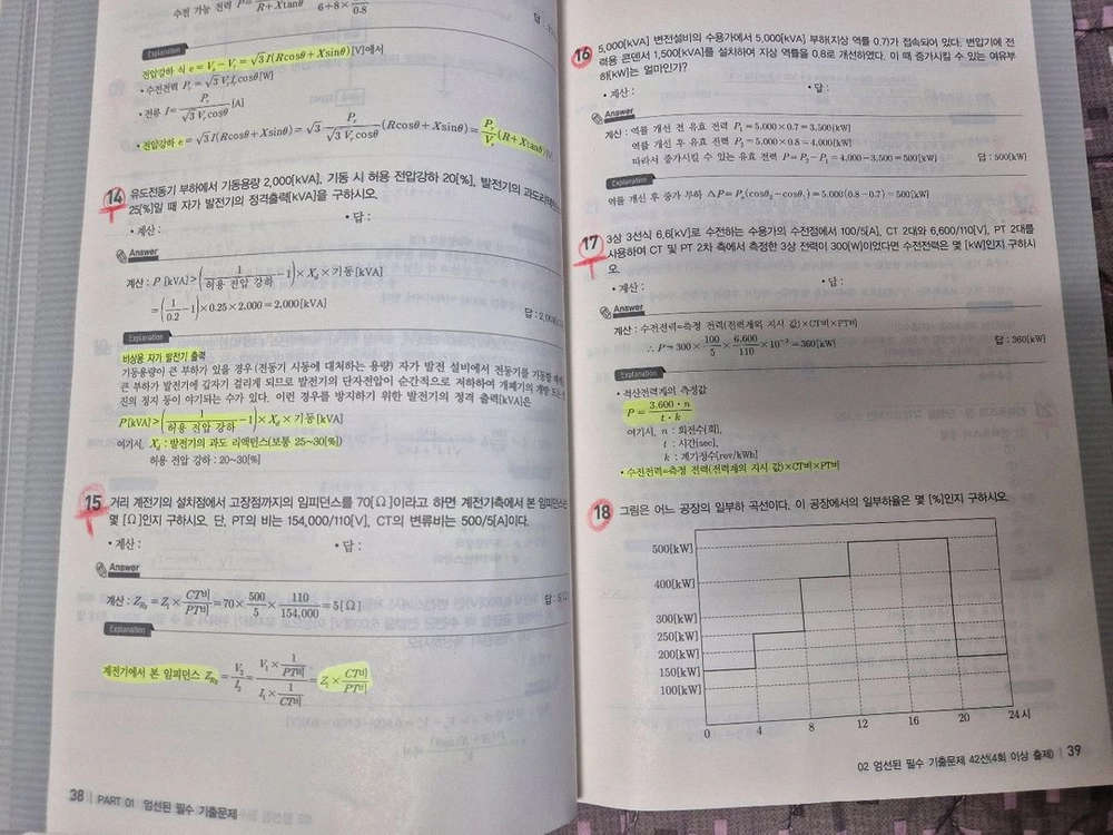 전기산업기사 실기 교재 세트 이미지