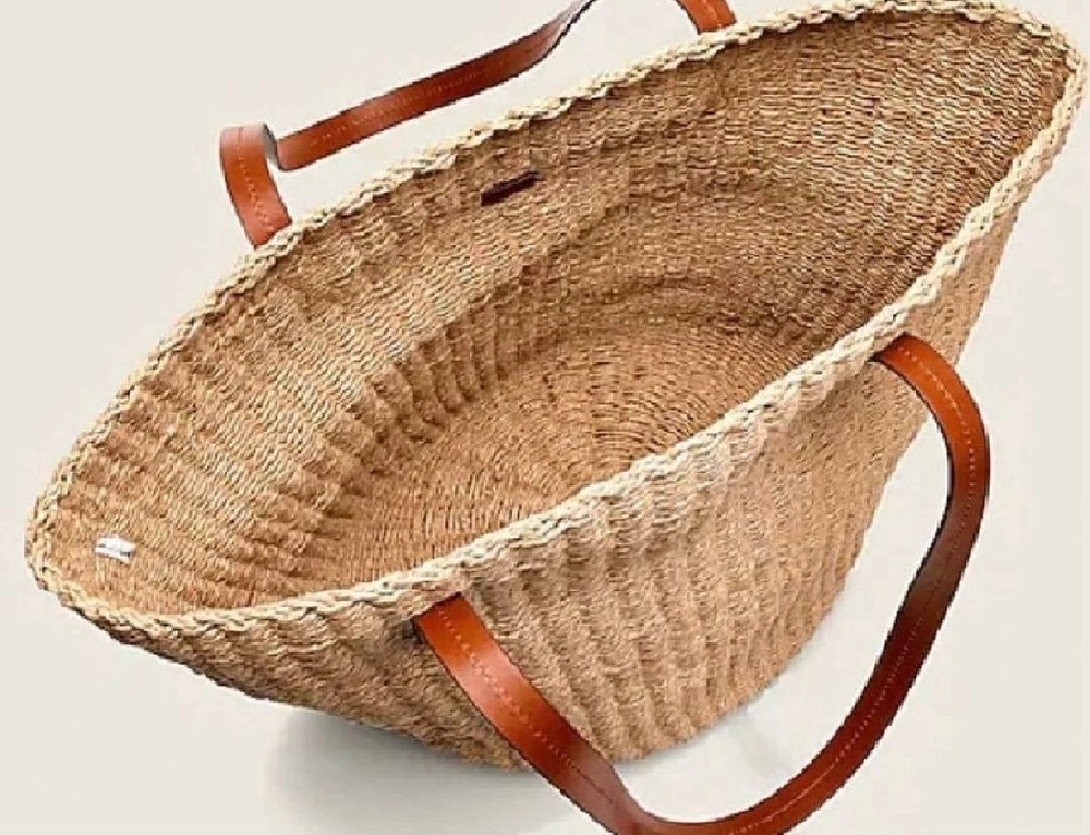 [새제품]제이크루 J.Crew Woven straw bag 이미지