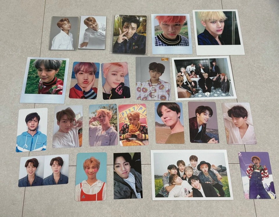 BTS 앨범, 굿즈 처분(포카 포함) 이미지