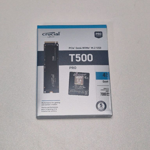 마이크론 Crucial T500 M.2 NVMe (4TB) 이미지
