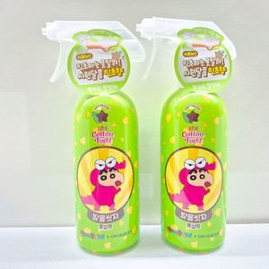 [몽땅! 한정판 새상품] 온더바디 코튼풋 발을 씻자 풋샴푸 385ml 민트초코향 민초향 짱구 콜라보 에디션 이미지