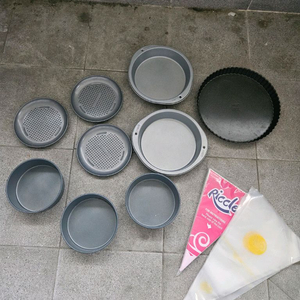 베이킹팬 세트 베이킹 틀 세트 (원형틀, 타르트틀) 이미지