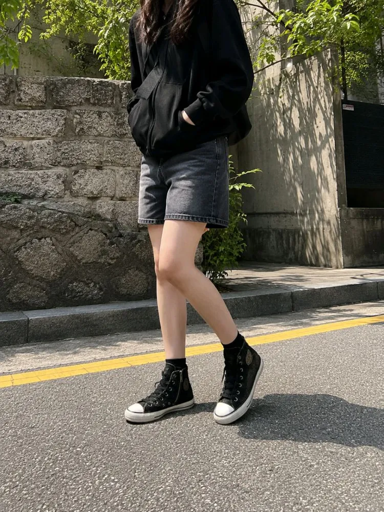 (아카이브템)컨버스 스웨이드 집업 하이탑 240 이미지