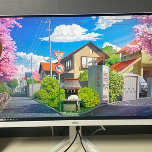 Q27G4SL 27인치 qhd 320hz 화이트 모니터 이미지