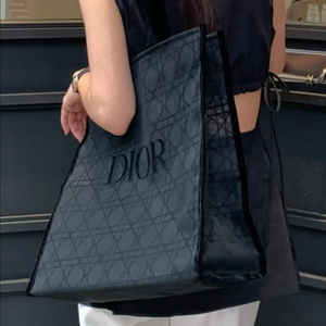 디올 메쉬 토트백 이미지