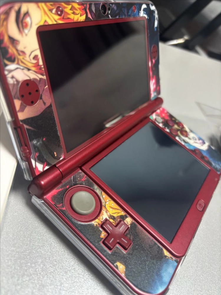 new 뉴닌텐도 3ds xl 귀멸의칼날 배경스킨 에디션 이미지