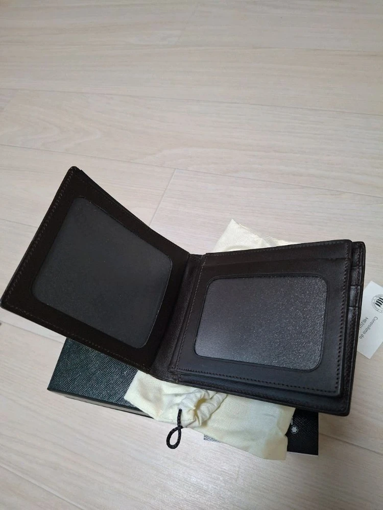 (정품) 몽블랑 마이스터스튁 클래식 남성 반지갑 브라운 이미지
