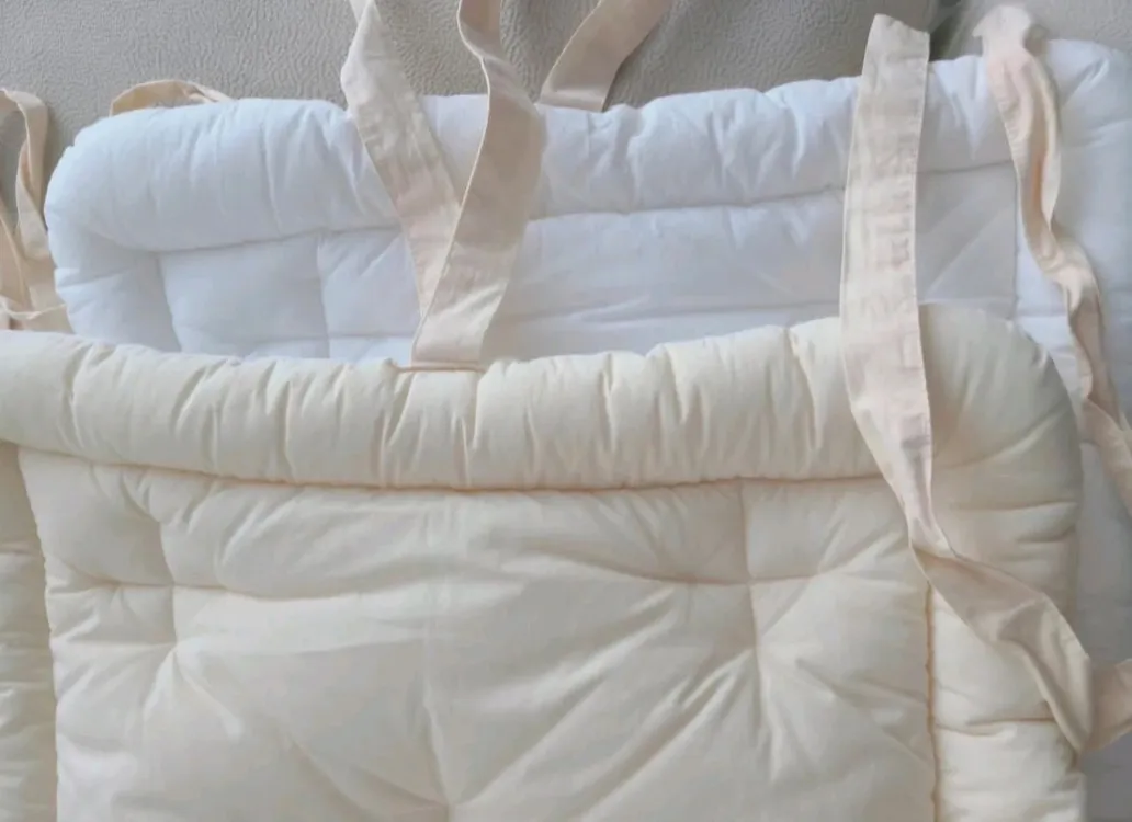 피카소 데이베드 원목 프레임 + 루앤시아 범퍼 가드 일괄 아기 저상형 침대 이미지
