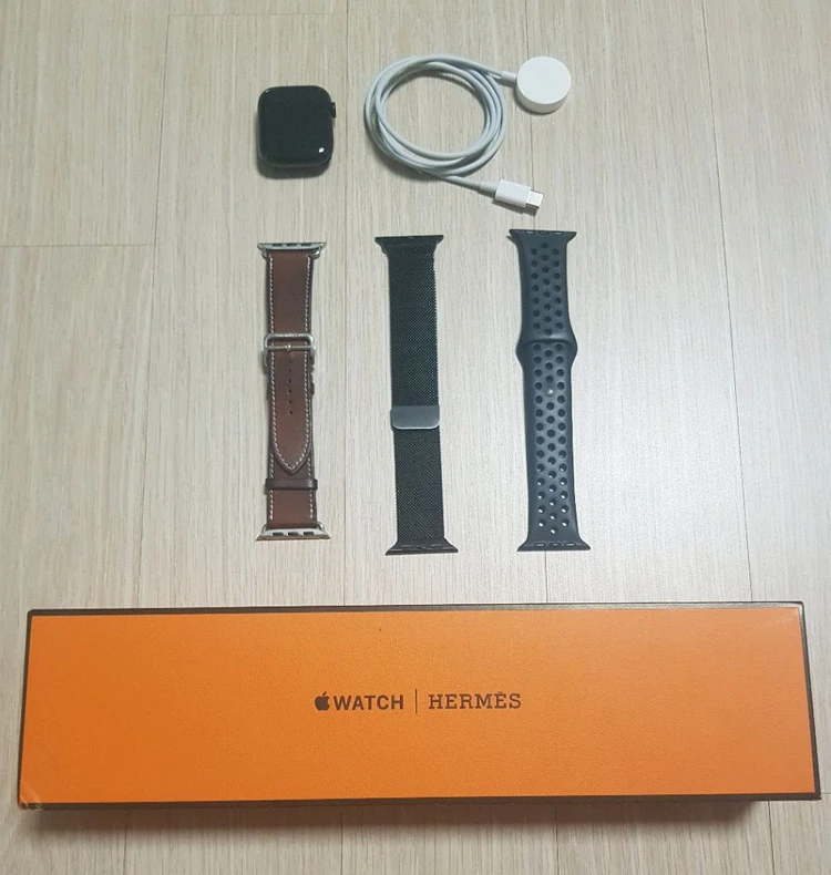 애플워치7 에르메스 배터리 100% 팝니다 이미지