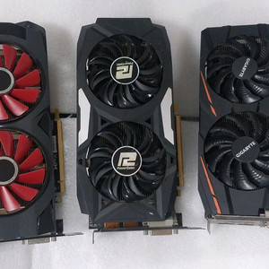 RX570, RX470 부품용 고장 그래픽카드 일괄 이미지