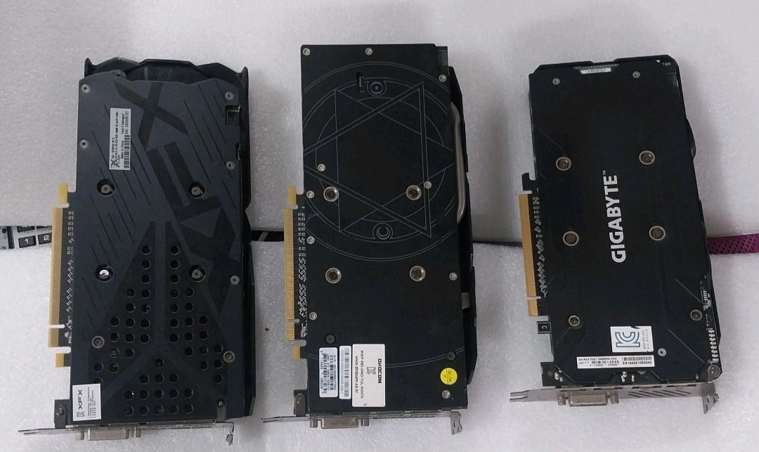 RX570, RX470 부품용 고장 그래픽카드 일괄 이미지