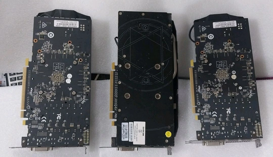RX570, RX470 부품용 고장 그래픽카드 일괄 이미지