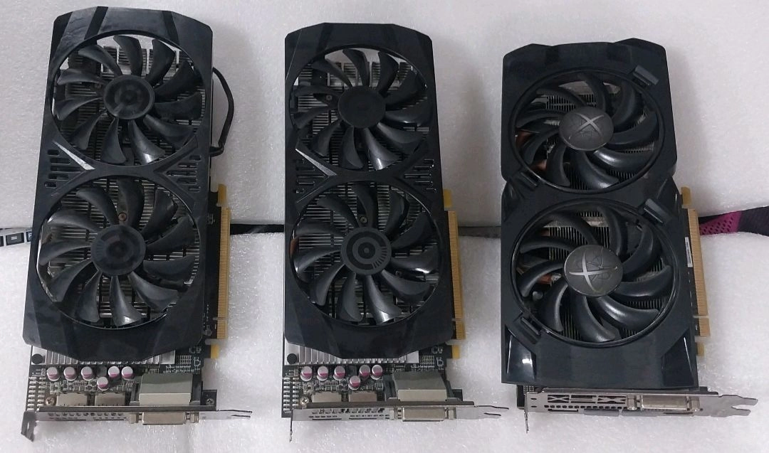 RX570, RX470 부품용 고장 그래픽카드 일괄 이미지