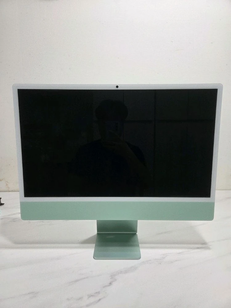 M4 칩 탑재 그린 iMac 24 아이맥 24 (맥북 macbook 대용) 이미지