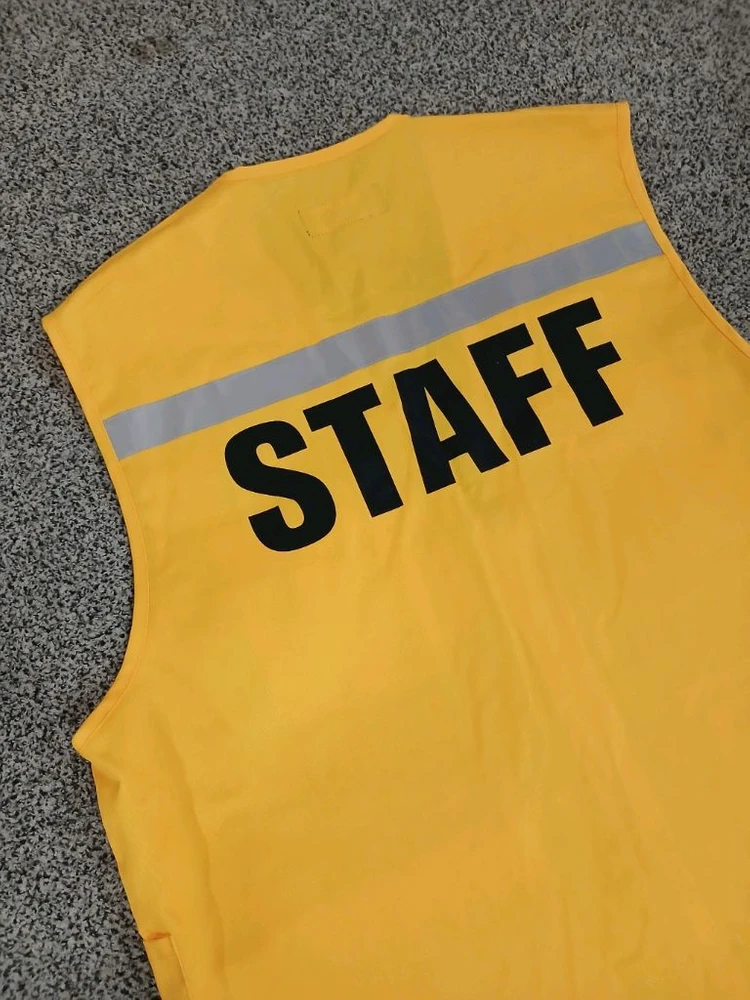 스태프 STAFF 안전조끼 작업조끼 옐로우 XL 이미지