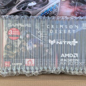 SAPPHIRE 라데온 RX 9070 XT NITRO+ OC D6 16GB 붉은사막 에디션 팝니다. 이미지