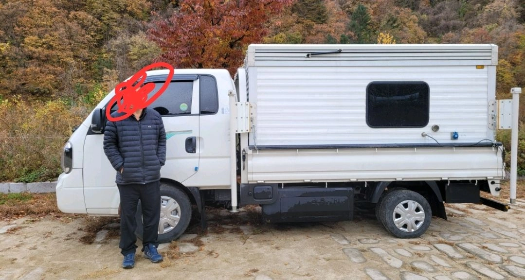 트럭용 캠퍼 캠핑박스 이미지