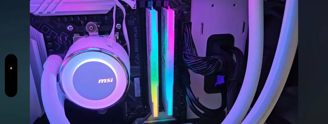 ddr5 48gb 미개봉 킹뱅크 6800mhz cl32 (24gb)x2 화이트 이미지