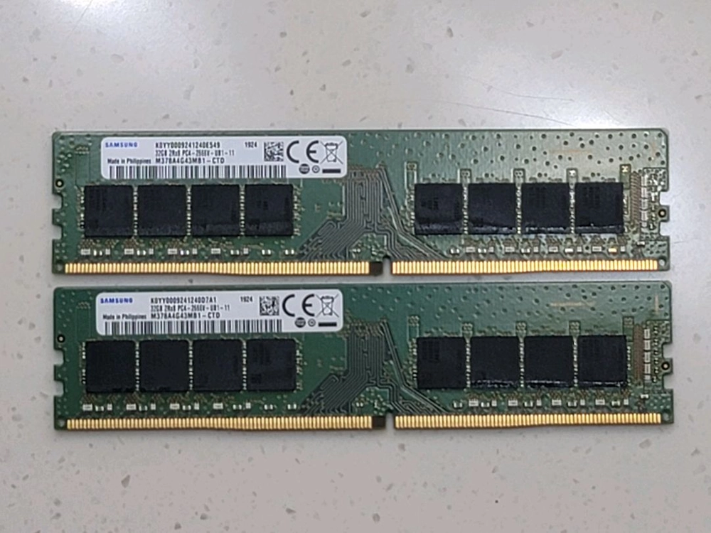 삼성 DDR4 32G PC4-2666 2개 팝니다 이미지