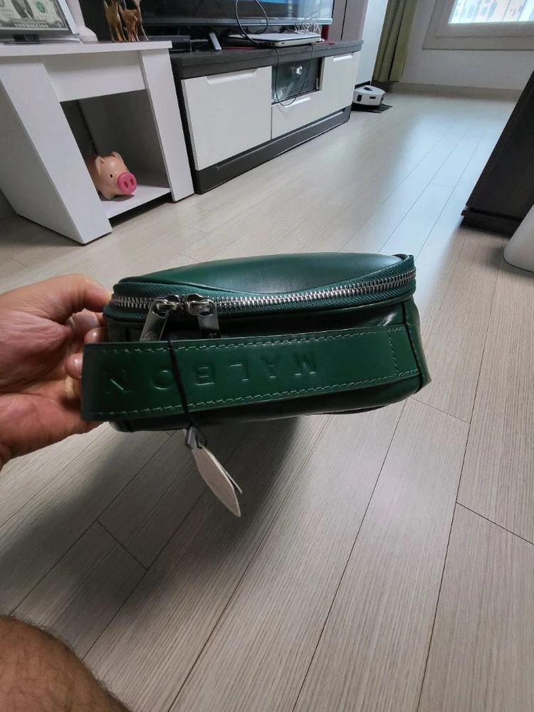 말본 슈즈백 그린색상 팝니다 신발가방 골프화가방 이미지