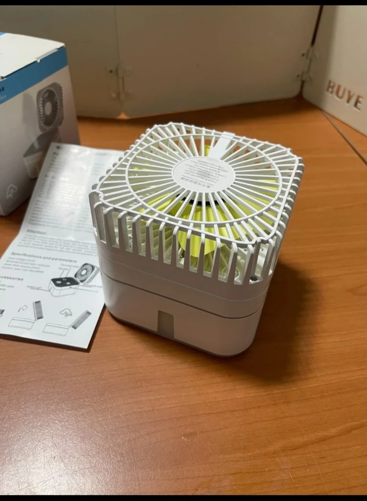 매직큐브 선풍기 가습기 휴대용 미니 선풍기 이미지