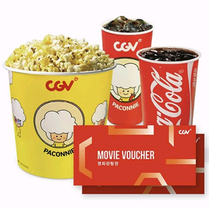 CGV 2인 영화티켓 +cgv콤보 이미지