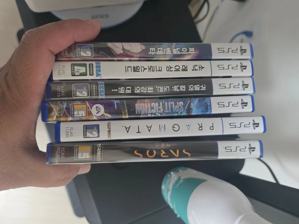 Ps5 슬림 디스크+ 게임cd 일괄 이미지