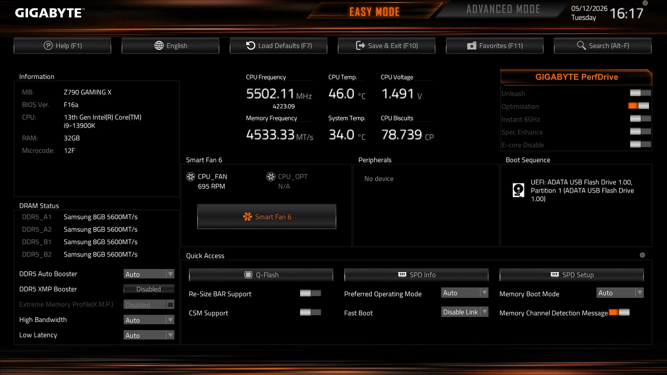 코어i9-13900K+Z790 GAMING X+수냉쿨러 세트 (CPU+메인보드) 이미지
