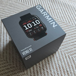 가민 베뉴 X1 GPS 스마트워치 블랙/슬레이트 티타늄 판매 이미지