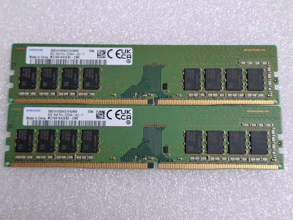 컴퓨터 삼성 메모리 DDR4 3200AA 16GB(8GB두개) 이미지