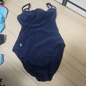폴로 테리 원피스 수영복 이미지