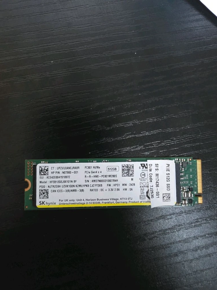 sk 하이닉스 p41 oem ( pc801 ) 512gb 이미지
