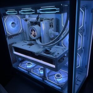 9800x3d B850 RTX 5090 아스트랄 화이트 1000w 리안리 화이트 데스크탑 화스트랄 RTX5090 이미지