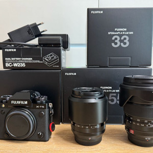 후지필름 X-T5 블랙 및 렌즈 2개 일괄 판매합니다. 이미지