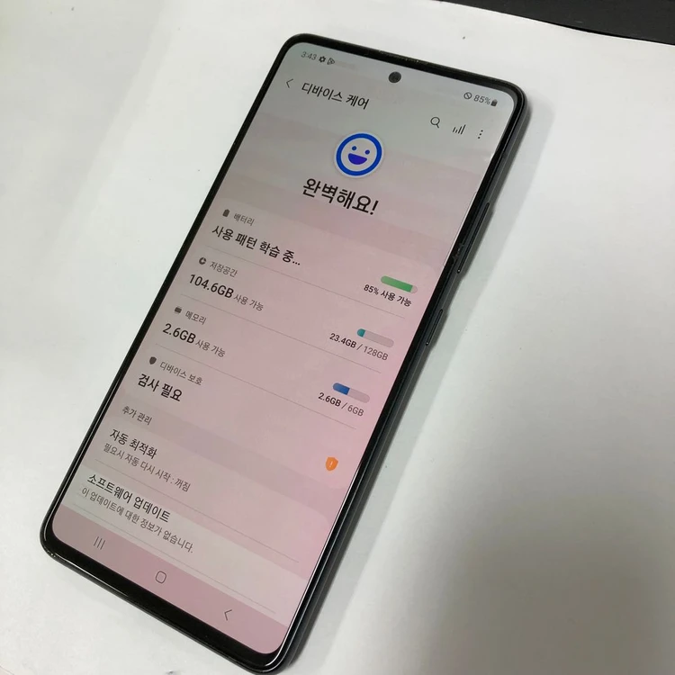 갤럭시A51 5G 128GB 블랙 KT 중고폰 기능정상 214194 이미지