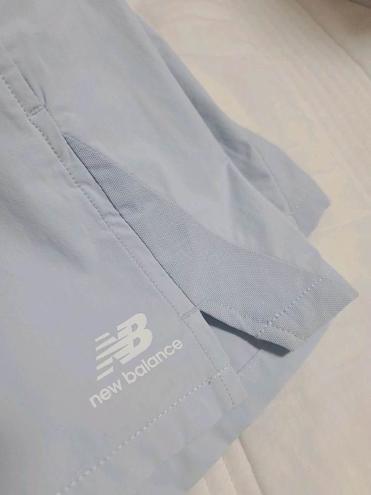 New Balance 뉴발란스 M 하늘색 여름 반바지 쇼츠 트레이닝복 운동 러닝 테니스 이미지