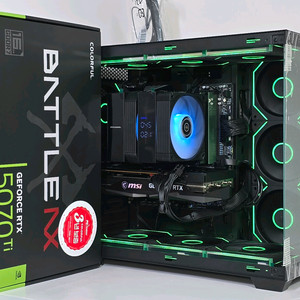 (새제품 5070Ti 공랙 블랙)9800X3D, 32GB, 1000W, 공랭최강, 방송게이밍컴퓨터본체 이미지