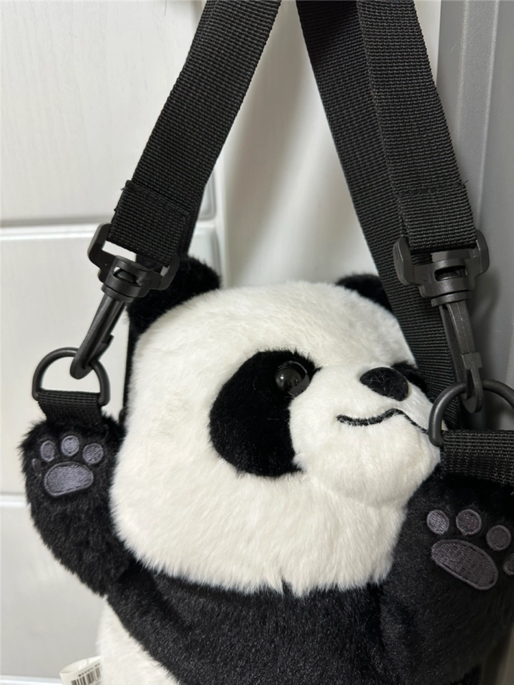 (새상품) 팬더 인형가방 판다 푸바오 동물가방 이미지