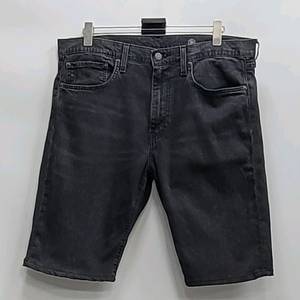 LEVIS 21SS 리바이스 502 데님 버뮤다 반바지 / 남 36 블랙 이미지