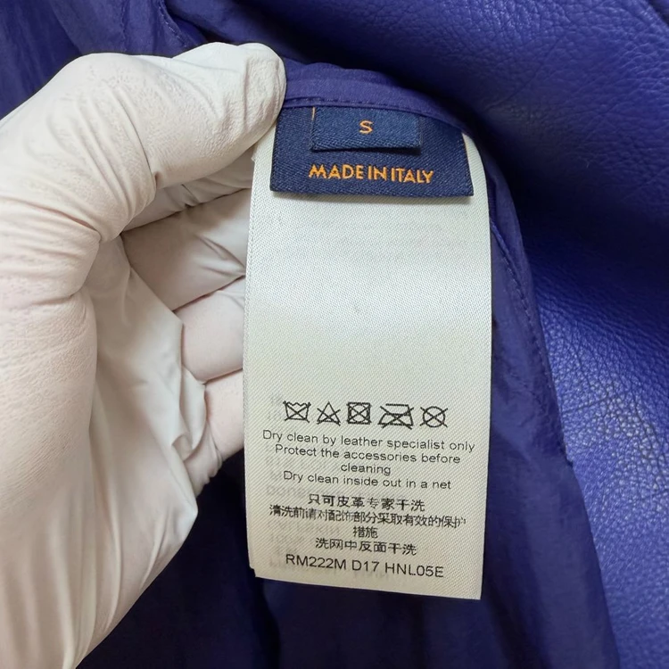 [새상품] 루이비통 레더 트랙 블루종 가죽 자켓 이미지