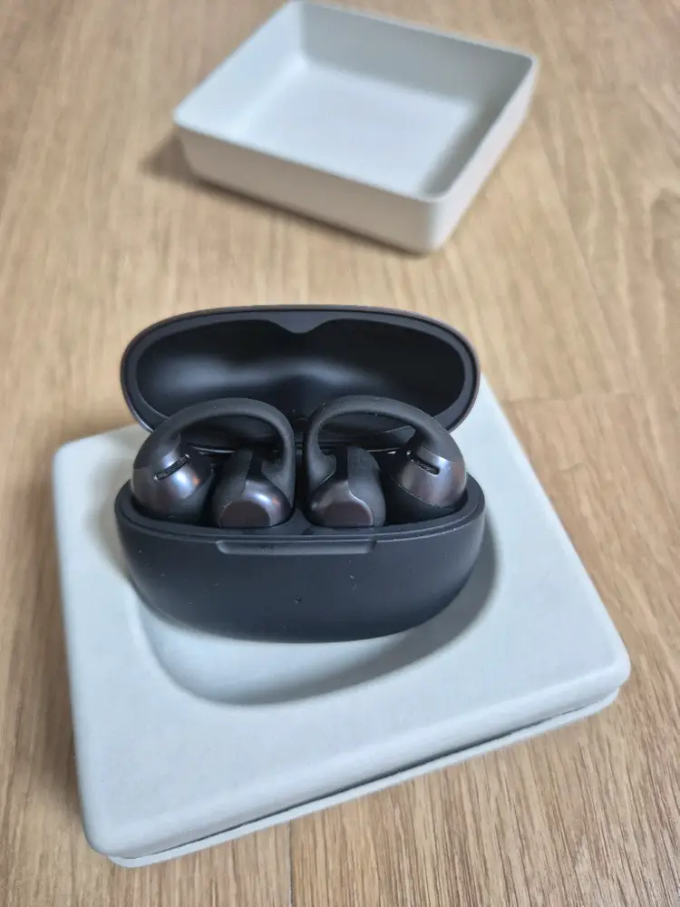 샥즈 오픈닷원 무선 이어폰 블랙 이미지