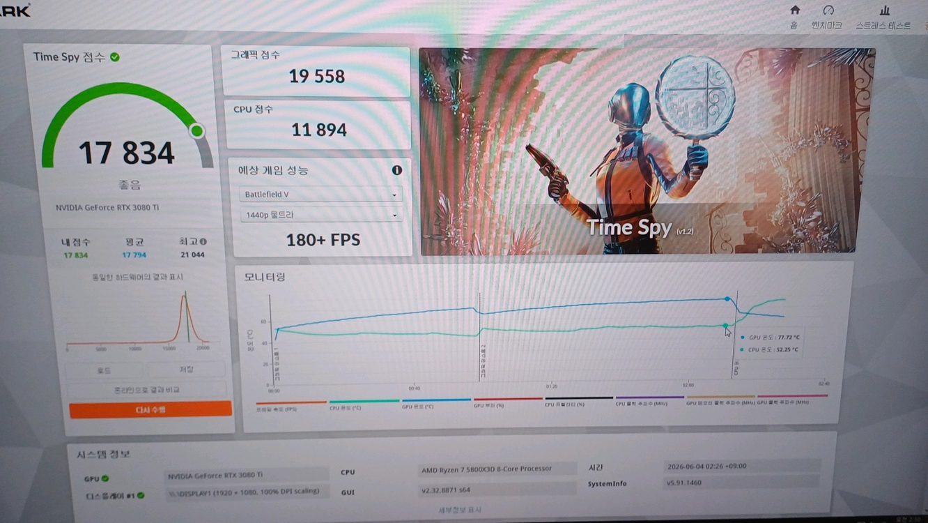 5800x3d + 3080ti 게이밍 데스크탑 컴퓨터 본체 판매합니다 이미지