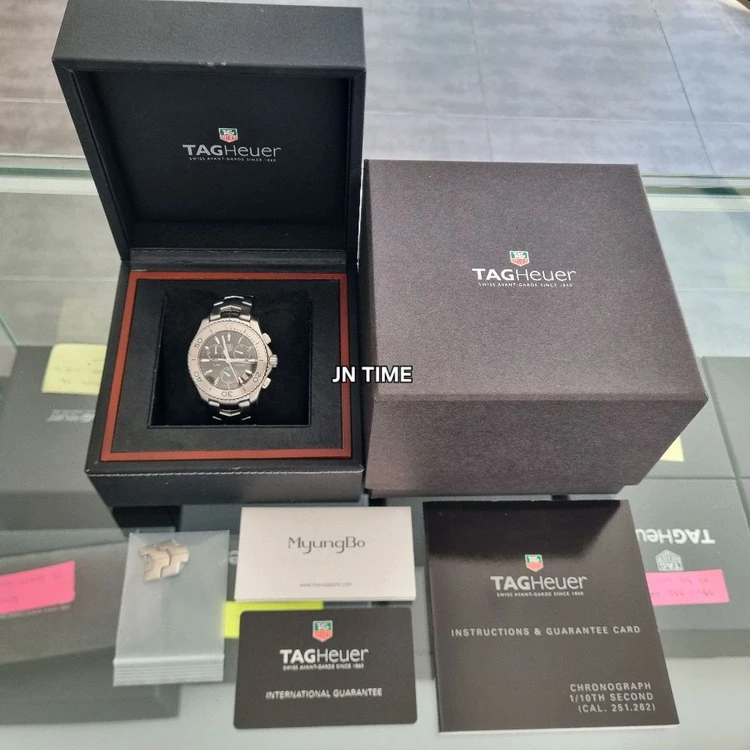 태그호이어 링크 구구형 크로노그래프 42mm 쿼츠 CJ1110 이미지
