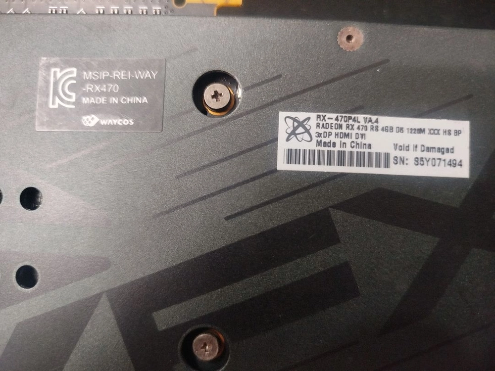 XFX 라데온 RX 470 그래픽카드 부품용 팝니다 이미지
