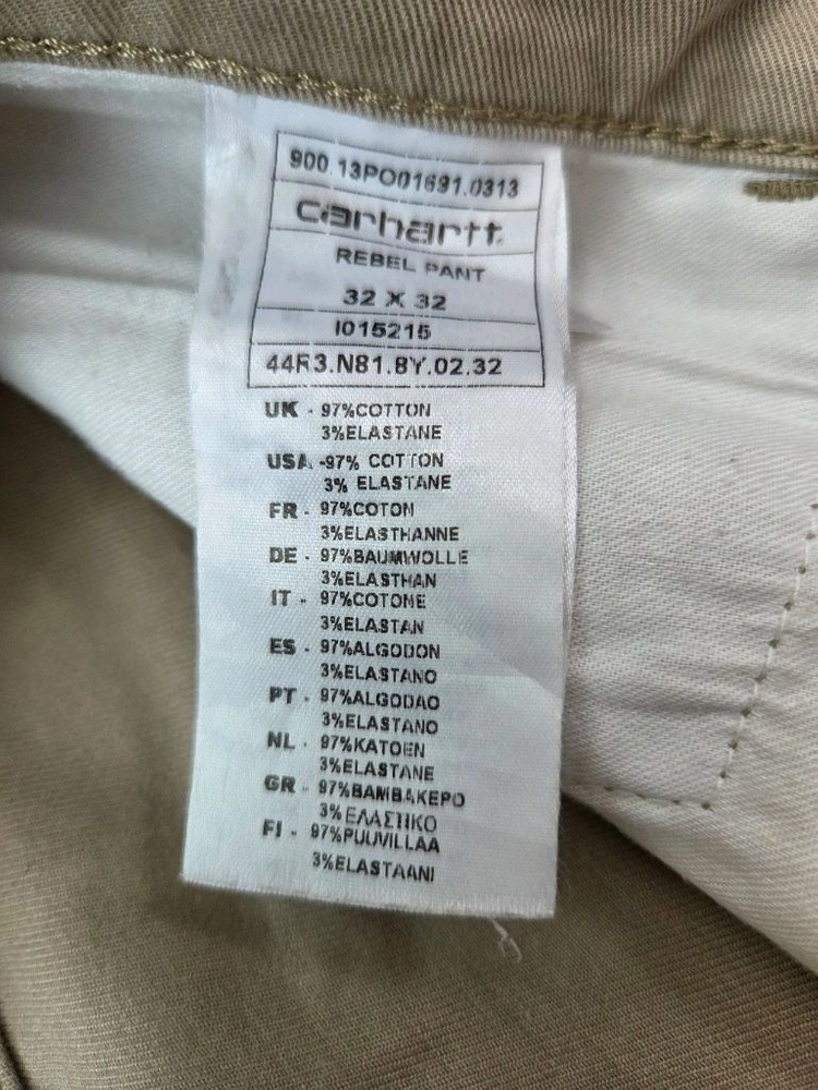 Carhartt 칼하트 스트래치 치노 팬츠 32 면바지 이미지